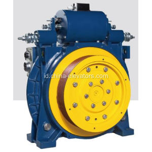 AC220V / 60Hz Penumpang Lift PM Gearless Traction Machine